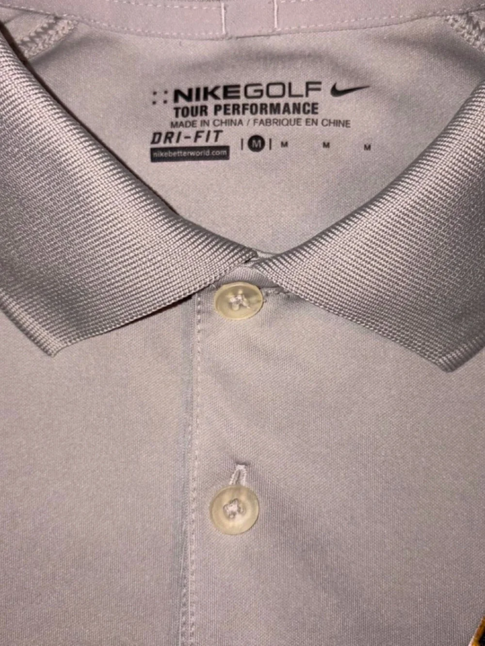 Nike Golf Pittsburgh Pirates Tour Performance Dri-FIT Pol Mens M